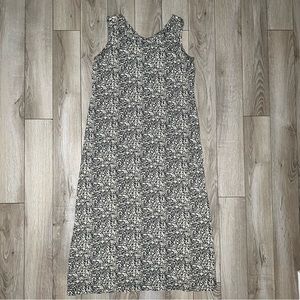 Vintage 90's Faded Glory Sleeveless Midi Floral Shift Dress